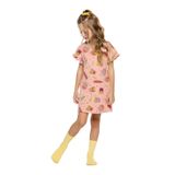 Camisola Infantil Feminina Snacks Trick Nick Rosa 2