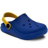 Sandalia Babuche Infantil Menino Menina Chinelo Leve 12.13 Cor:royal,tamanho:27/28
