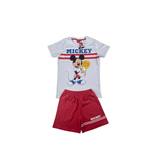 Conjunto Pijama Menino Evanilda Mickey Vermelho