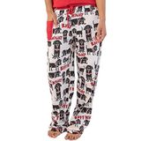 Preguiçoso Um Pijama Para Mulheres, Calças De Pijama Bonito E Top Separa, Cão, Laboratório Preto, Animal, Noite Áspera