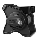 Ventilador Lasko Utilitário Giratório Profissional De Alta Velocidade, Preto