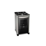 Fogão de Piso Fischer 4Q GRAND CHEFF Gás Bivolt Silver