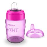 Copo de Treinamento Silicone 260 ML Rosa Avent