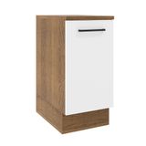 Balcão Madesa Agata 35 Cm 1 Porta - Rustic/branco