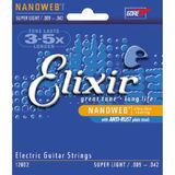 Encordoamento 009 Super Light Para Guitarra Elixir