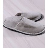 Pantufa Masculina Em Plush Bene Casa Bege 39/40