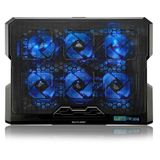 Cooler Para Notebook Com 6 Fans E Led Azul Ac282