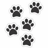 24 Adesivos Etiquetas Patinhas De Cachorro Pegadas Em Vinil