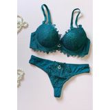 Conjunto Lingerie Com Calcinha Fio Dental