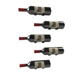 Adega Suporte Parede Para 1 Garrafa De Vinho (Kit 5 Unid)  Bojo