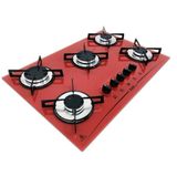 Fogão Cooktop Ded 5 Bocas Acendimento Automático