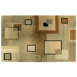 Passadeira Marbella Quadrado Preto 60x230cm Rayza