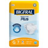 Fralda Geriátrica Bigfral Plus Regular G - 7 Unidades