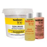 Creme Relaxante Salon Line Guanidina Super Com Activ