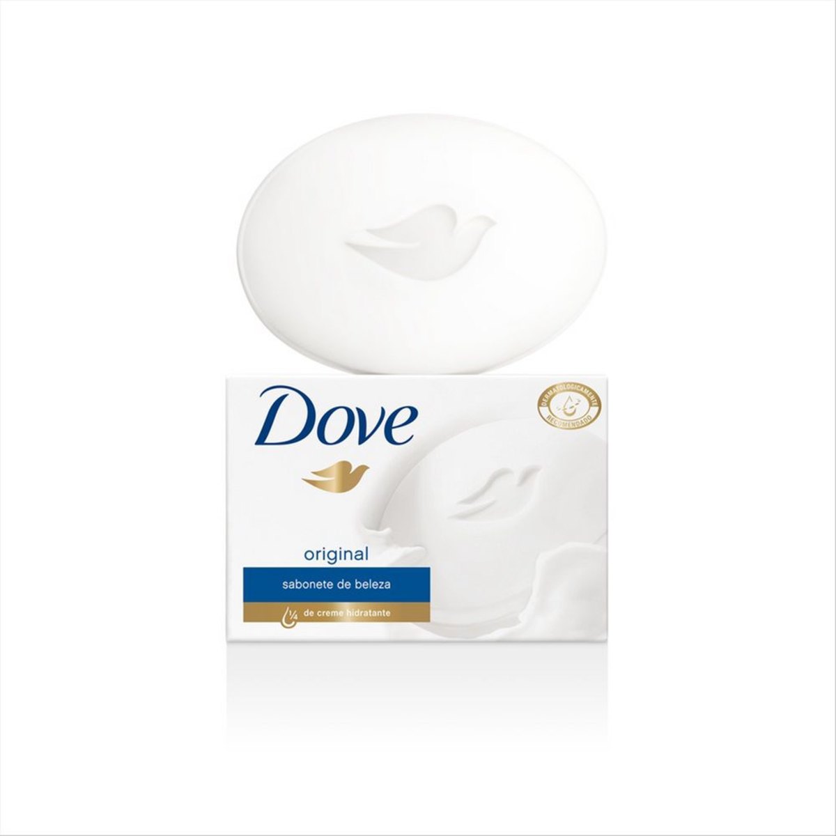 Sabonete Em Barra Dove Branco 90g - 6 Unidades