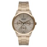 Relogio Feminino Dourado Multifunção Orient Original