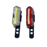 Pisca Farol Bike Dianteiro E Traseiro Absolute Jy6055 C/ Usb