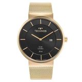 Relógio Masculino Slim Technos Dourado - Gm15ao/1p