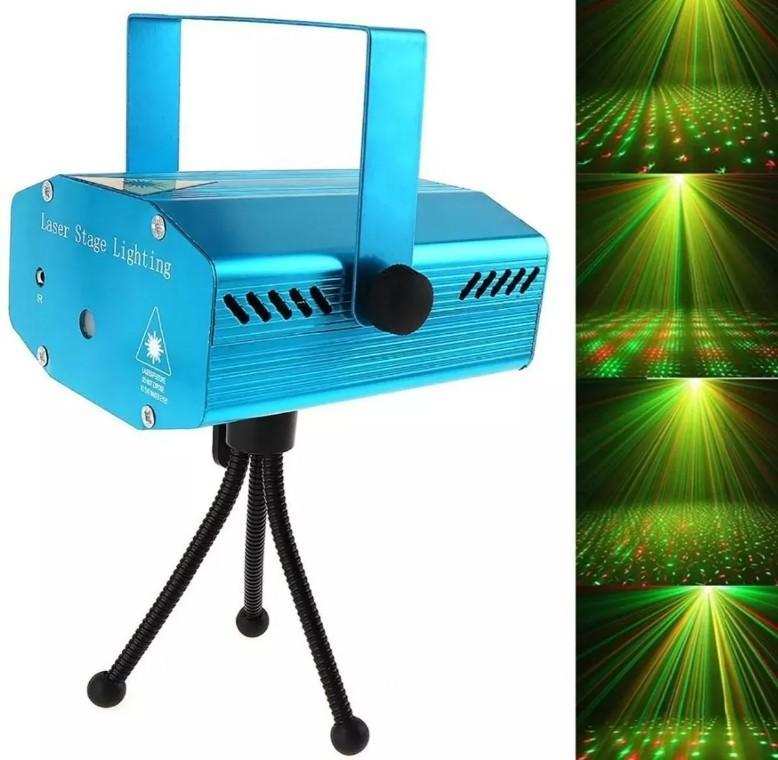 Mini Laser Strobo Stage Lighting Holográfico Star Projetor Carrefour