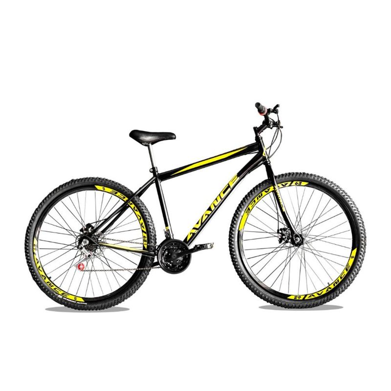 Bicicleta Avance Bike Aro 29 Rígida 21 Marchas - Amarelo/preto