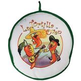 10 Tortilla Warmer Mantém Tortillas Frescas E Quentes Por Mais De 1 Hora! A Bolsa De Tortilla De Pimentas Cantando Mantém As Tortillas De