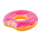 Bóia Inflável Donut Rosa Especial Redonda Grande - Bel Fix