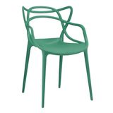 KIT - 4 x cadeiras Allegra - Verde escuro