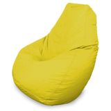 Puff Gota em Courino Amarelo