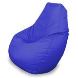 Puff Gota em Courino Azul Royal