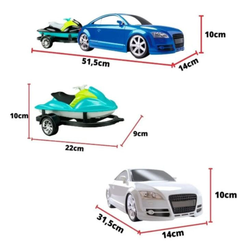 Mini Carretinha de Som Automotivo em um Carro Infantil ! 