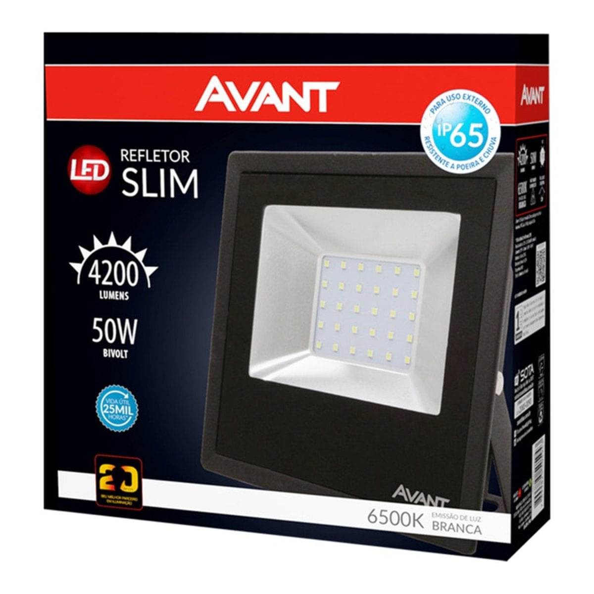 MV23112169_Refletor-Led-50w-Cob-Avant-Bivolt-Slim-Ip65-Branco-Frio-6500k_2_Zoom