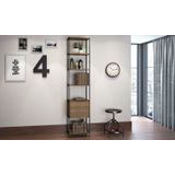 Estante 3 Gavetas Vermont - Stell Quadra - Mat. MDP - Acab. BP - ART27807 VMT.DP - Artesano