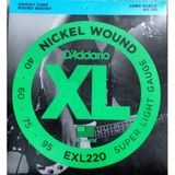 Cordas para contrabaixo Exl220 040-095 - d'addario
