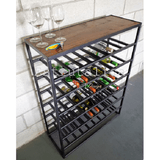 Adega De Chão Steel Shelf Floor Wine Estrutálica