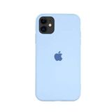 Capa Capinha Silicone Iphone 11 Azul Barata Lançamento