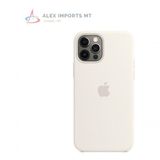 Capa Capinha De Silicone Para Iphone 12 Pro Branco Barata