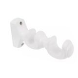 Kit Suporte Duplo 19/28mm Branco Madeira ( Par )