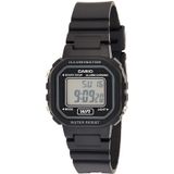 Casio Women's Classic Quartz Watch Com Alça De Resina, Preto, 9 (modelo: La-20wh-1ccf)