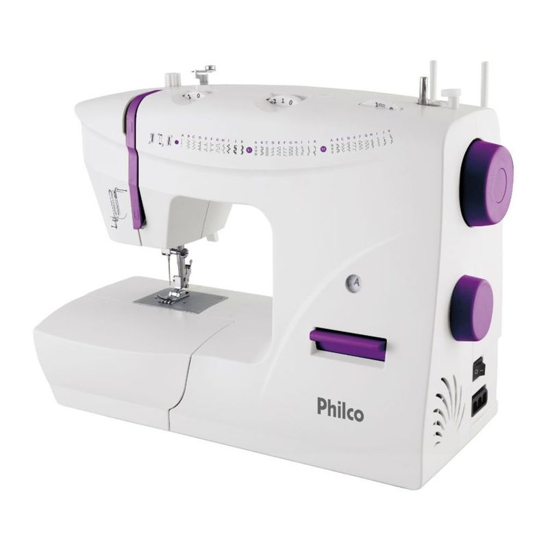 Máquina de Costura Philco Pmc33b 33 Pontos Branco - 110v