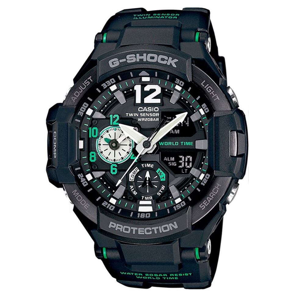 Relógio Casio G-shock Gravity Master Masculino Ga-1100-1a3dr