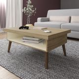 Mesa de centro Lucca Artely CarvalhoOff White