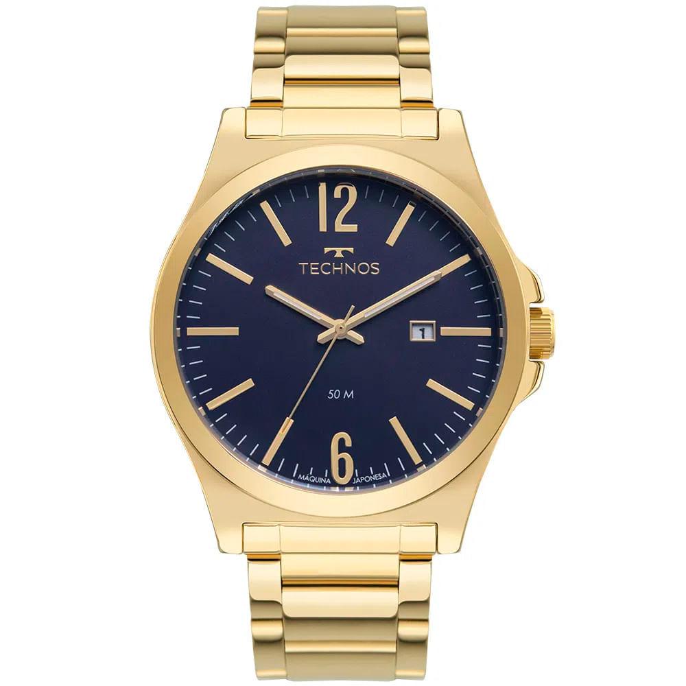 Relógio Masculino Technos Dourado - 2115mzm/1a