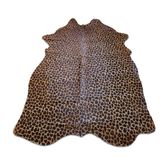 Tapete Sala Couro Inteiro Animal Print Leopardo  - 01