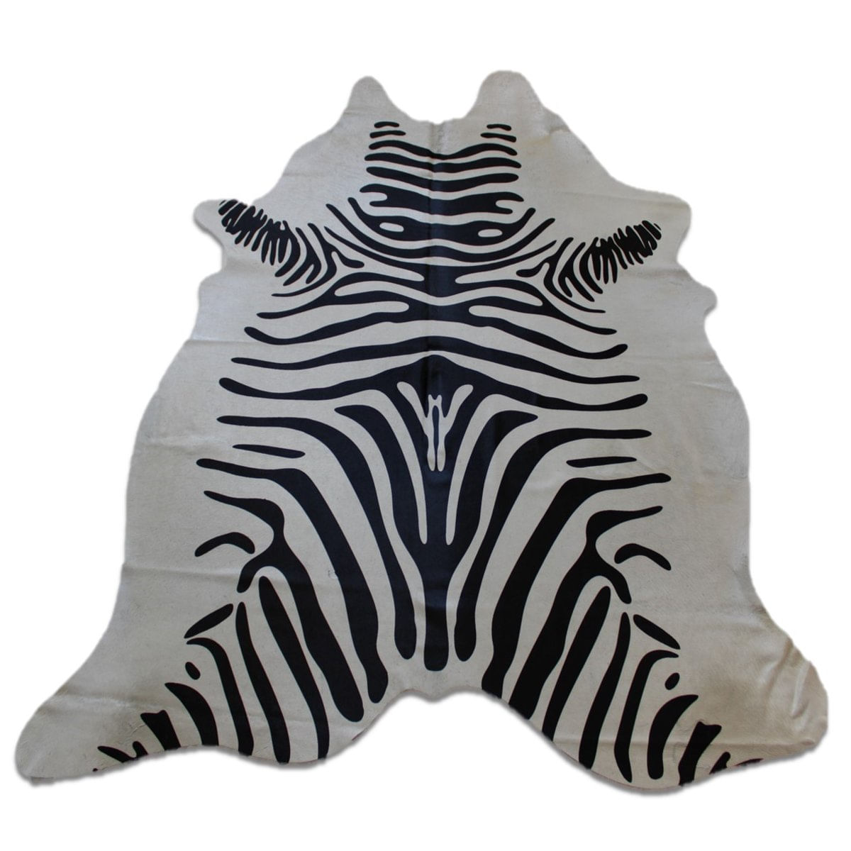 Tapete Sala Couro Inteiro Animal Print Zebra  - 04