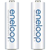 2 Pilhas AA Recarregáveis 2100x Panasonic Eneloop 2000mAh