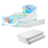 Mini Cama Infantil Com Auxiliar Pipa No Céu Com Colchões