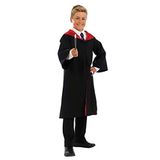 Barraco Divertido Crianças Meninas Mago Fantasia Robe Black Cape Kids Halloween Costume Medium