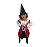 Fantasia Halloween Bruxinha Bebê Menina Vestido De Bruxa Feiticeira Luxo Infantil Carnaval