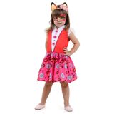 Fantasia Raposa Vestido Infantil  Pp