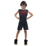 Fantasia Homem Aranha Preto Infantil - Miles Morales - Super Pop - Marvel  P